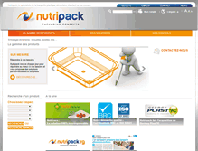 Tablet Screenshot of nutripack.fr